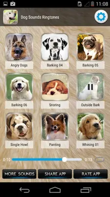 Dog Sounds Ringtones android App screenshot 2