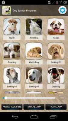 Dog Sounds Ringtones android App screenshot 3